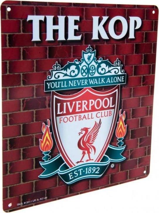 Liverpool FC: The Kop – ceduľa na stenu