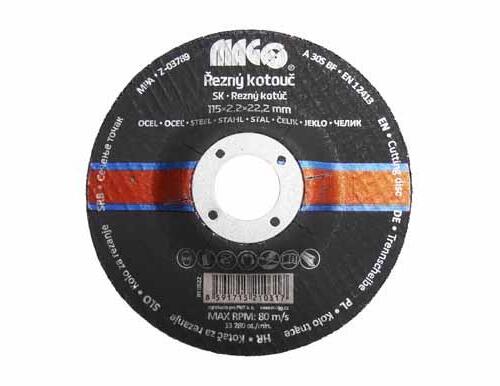 MAGG Rezný kotúč na kov 115 × 2,2 × 22,2 mm