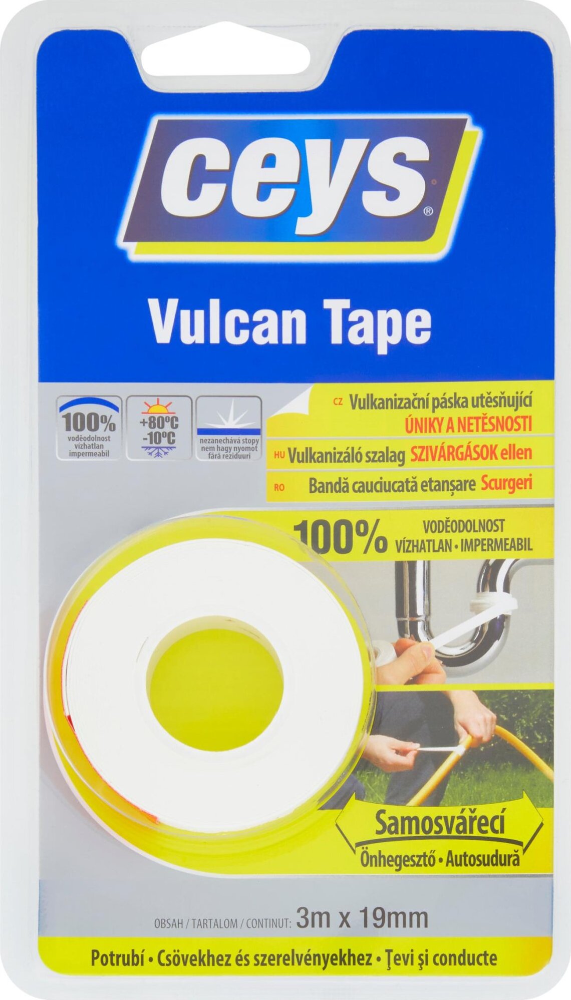 CEYS Vulan Tape utesňovacia 3 m × 19 mm