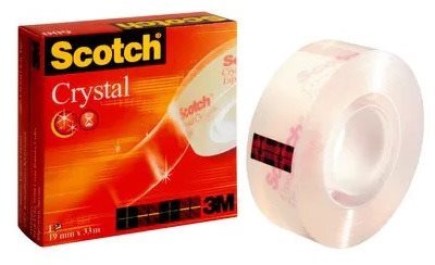 Scotch Crystal Clear 19 mm × 33 m, transparentná
