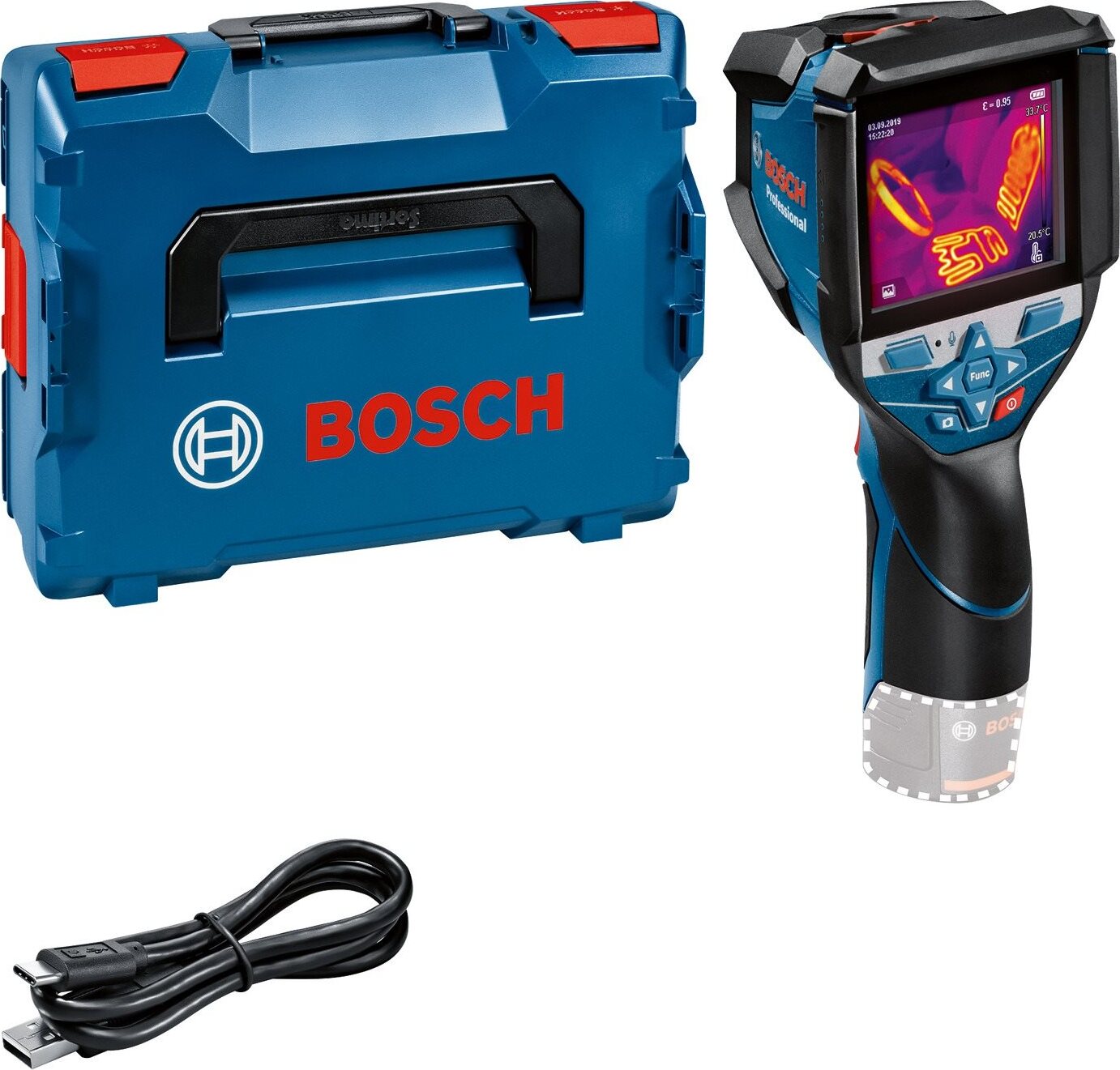 BOSCH Professional Termokamera AKU GTC 600 C, L-BOXX 136 0.601.083.508 (bez AKU)