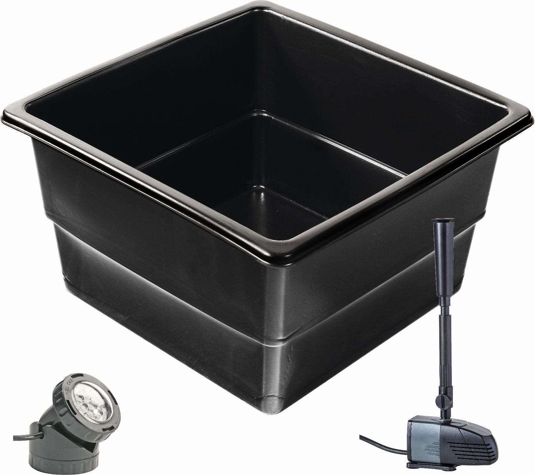 Heissner He9900017 súprava plastového terasového jazierka, 200 l