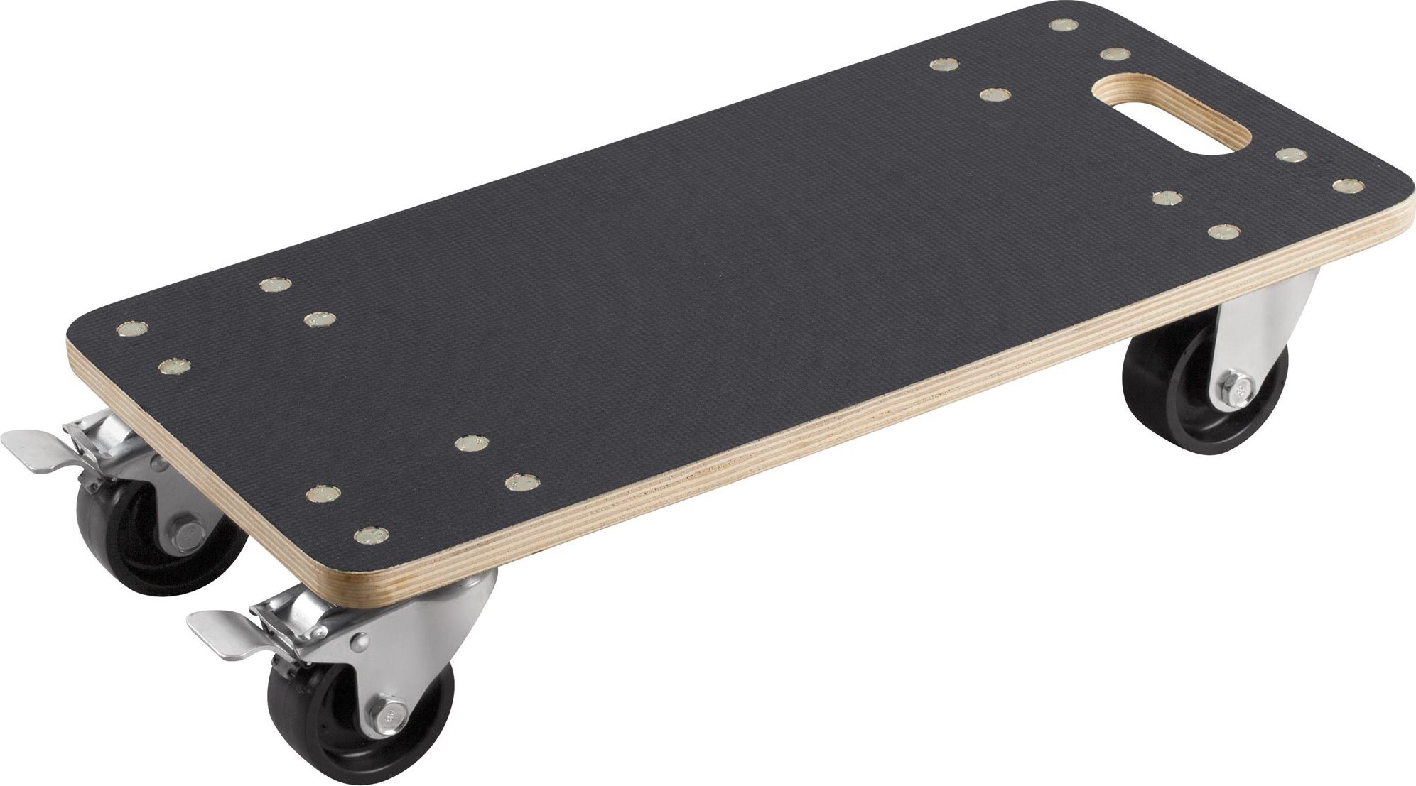 METAFRANC Transportný vozík 590 × 290 mm, protiskl. preglejka/PA, max. nosnosť 400 kg