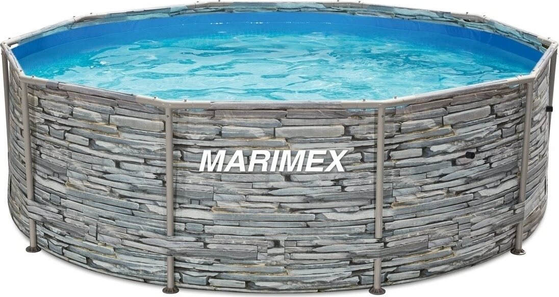 MARIMEX – Bazén s konštrukciou FLORIDA bez príslušenstva, 3,05 × 0,91m – motív KAMEŇ