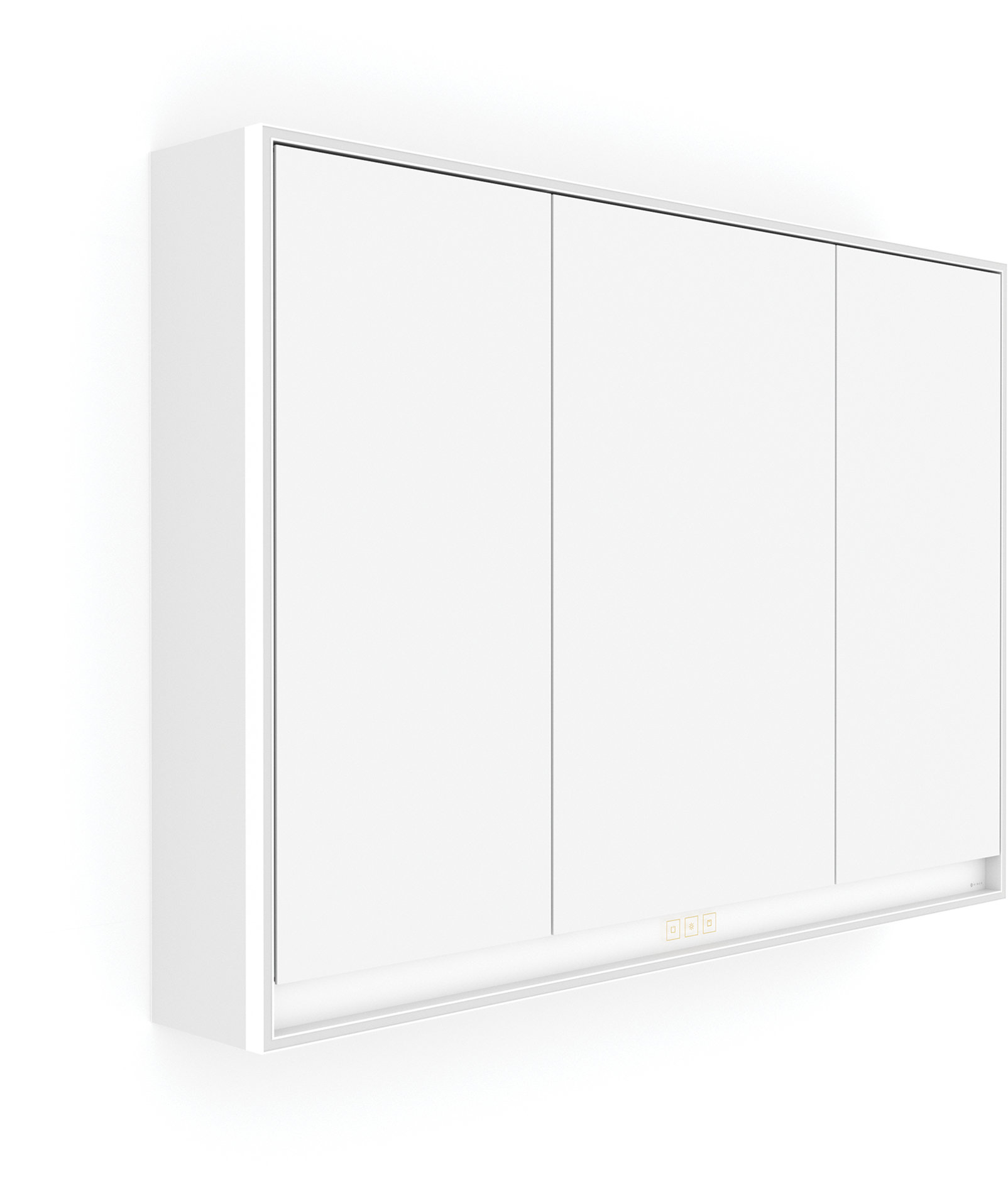 Nimco LED zrkadlová skrinka 100 cm biela – dotykové nastavenie jasu a farby GAB-10004VX-05