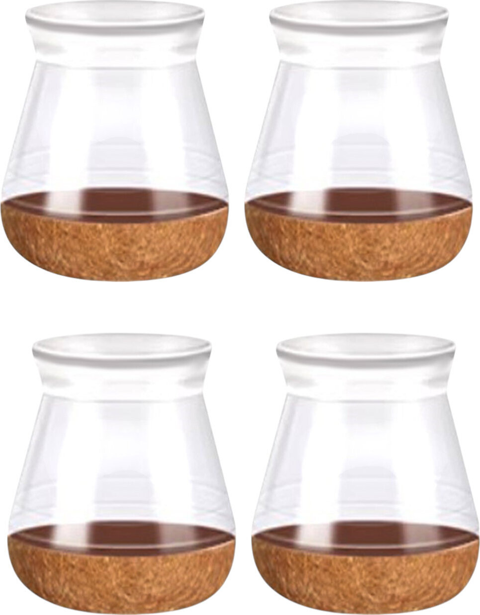 Ruhhy 24939 Ochranné krytky na nábytok 13 – 23 mm, 4 ks