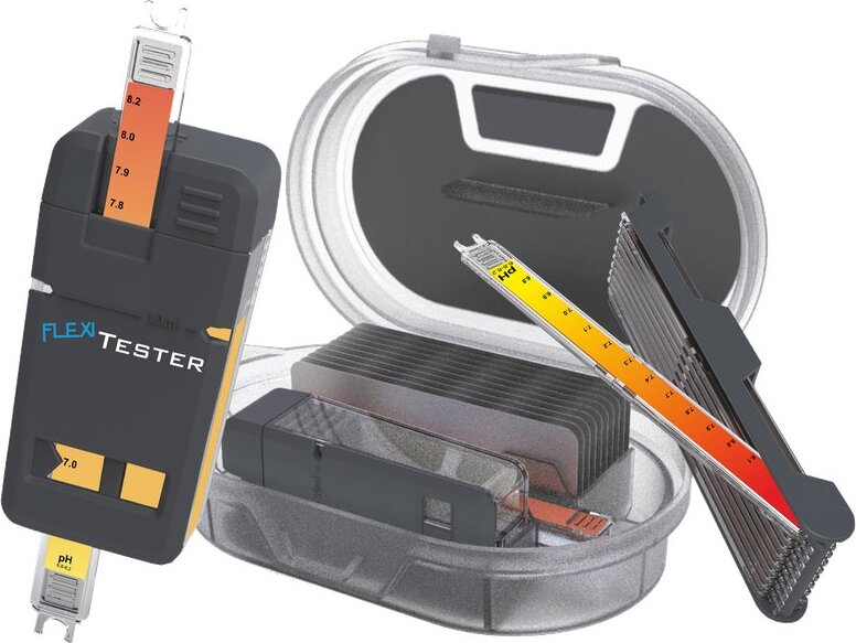 WATER I. D. Tabletový Flexitester FTX555 na meranie pH, chlóru a alkality