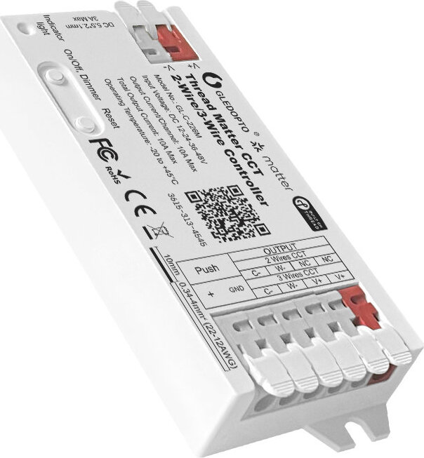 GLEDOPTO GL-C-226M – Thread/Matter CCT řadič LED pásků
