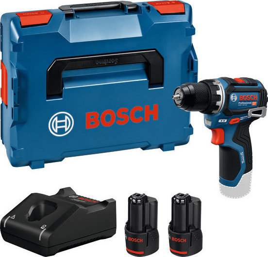 BOSCH Professional Vŕtačka AKU GSR 12V-32, nabíjačka GAL 12V – 40, L-BOXX 0.601.9N7.007 (2× 3 Ah)