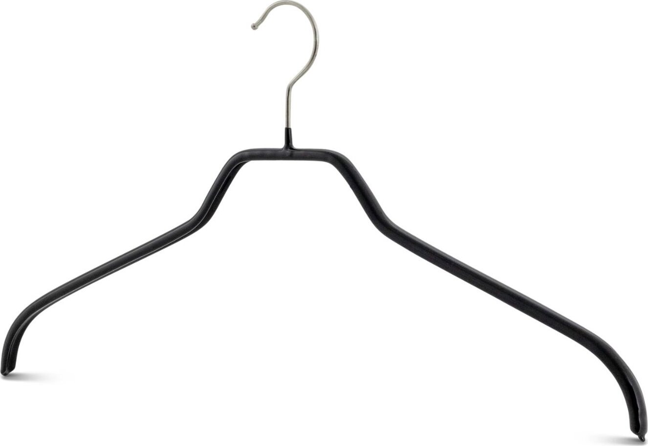 MAWA Kovové protišmykové ergonomické ramienko Silhouette 45 cm, 10 ks