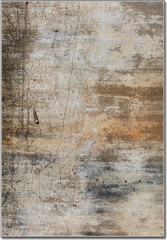 Najlacnejší nábytok Kusový koberec, syntetický, nízky vlas, béžový, 100 × 140 cm