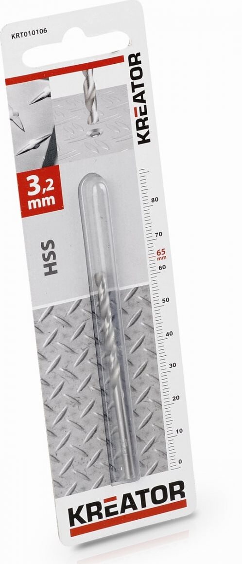 Kreator Vrták do kovu 3,2 mm HSS