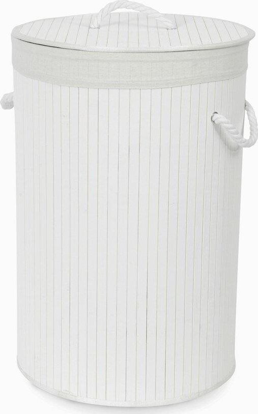 Compactor Bamboo okrúhly biela 40 × 60 cm