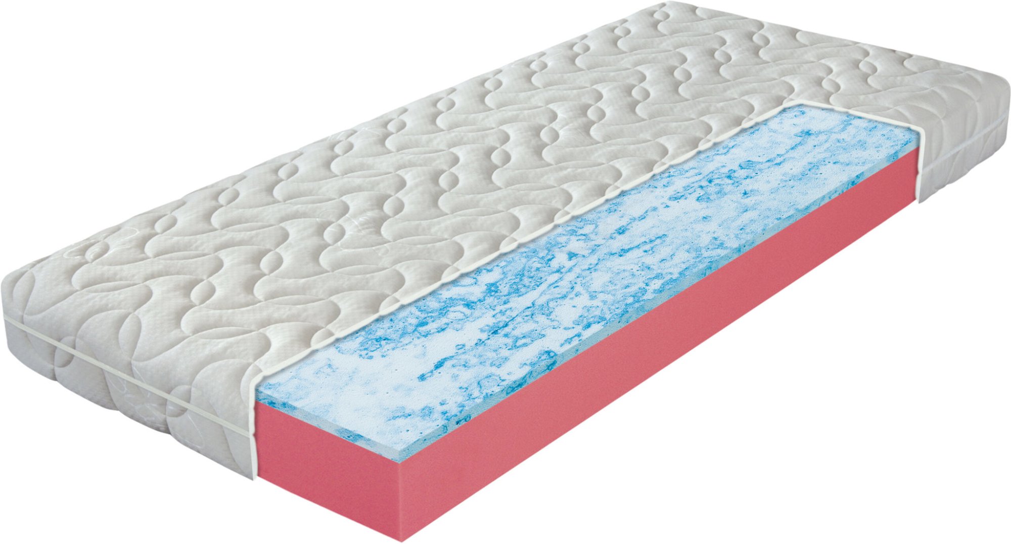 Pala Airgel Stone Antialergic, tuhý matrac s vyššou nosnosťou do 150 kg, 90 × 200 cm