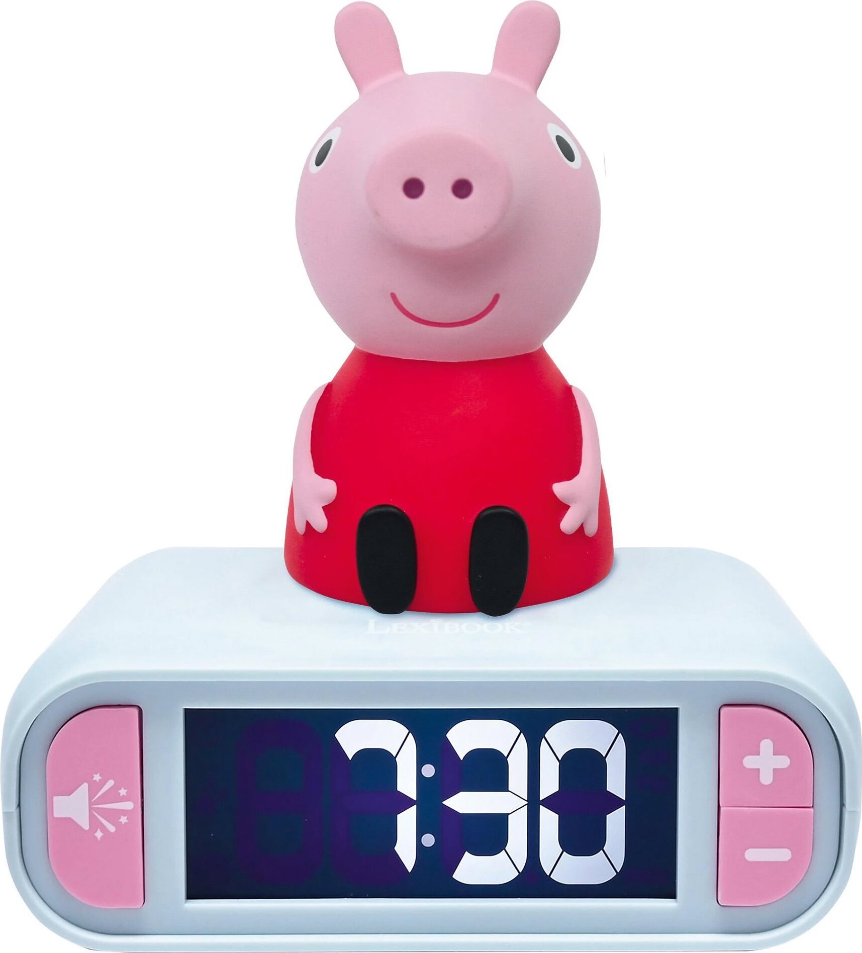 Prasiatko Peppa: Pig – budík s nočným 3D svetlom