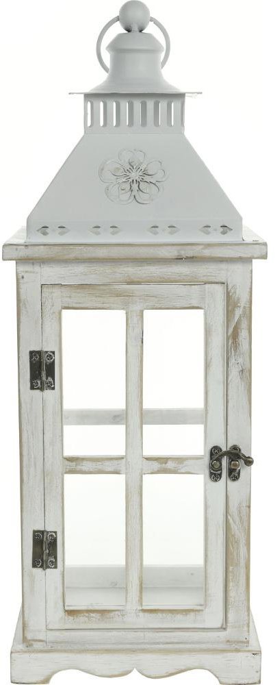 RETLUX RXL 500 Drevený lampáš biely