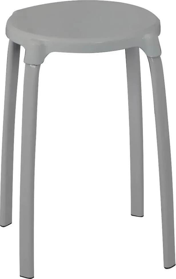 Ridder Senior program Stolička do kúpeľne, sivá, nosnosť 100 kg, A1050117