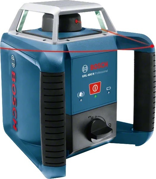 BOSCH Professional Rotačný laser AKU GRL 400 H, prijímač LR 45, L-BOXX 238 0.601.061.805 (2× D)