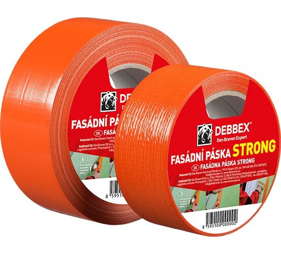 Den Braven Fasádna páska oranžová 50 mm × 50 m STRONG