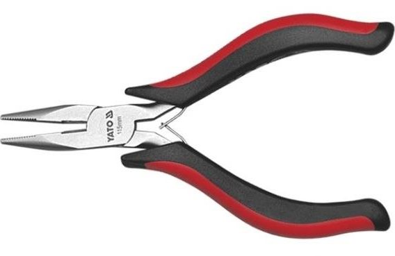 YATO Kliešte predĺžené rovné 115 mm mini