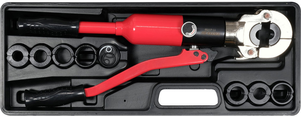 YATO – Kliešte otočné lisovacie hydraulické na rúrky PEX U/TH 16 – 32 YT-21759