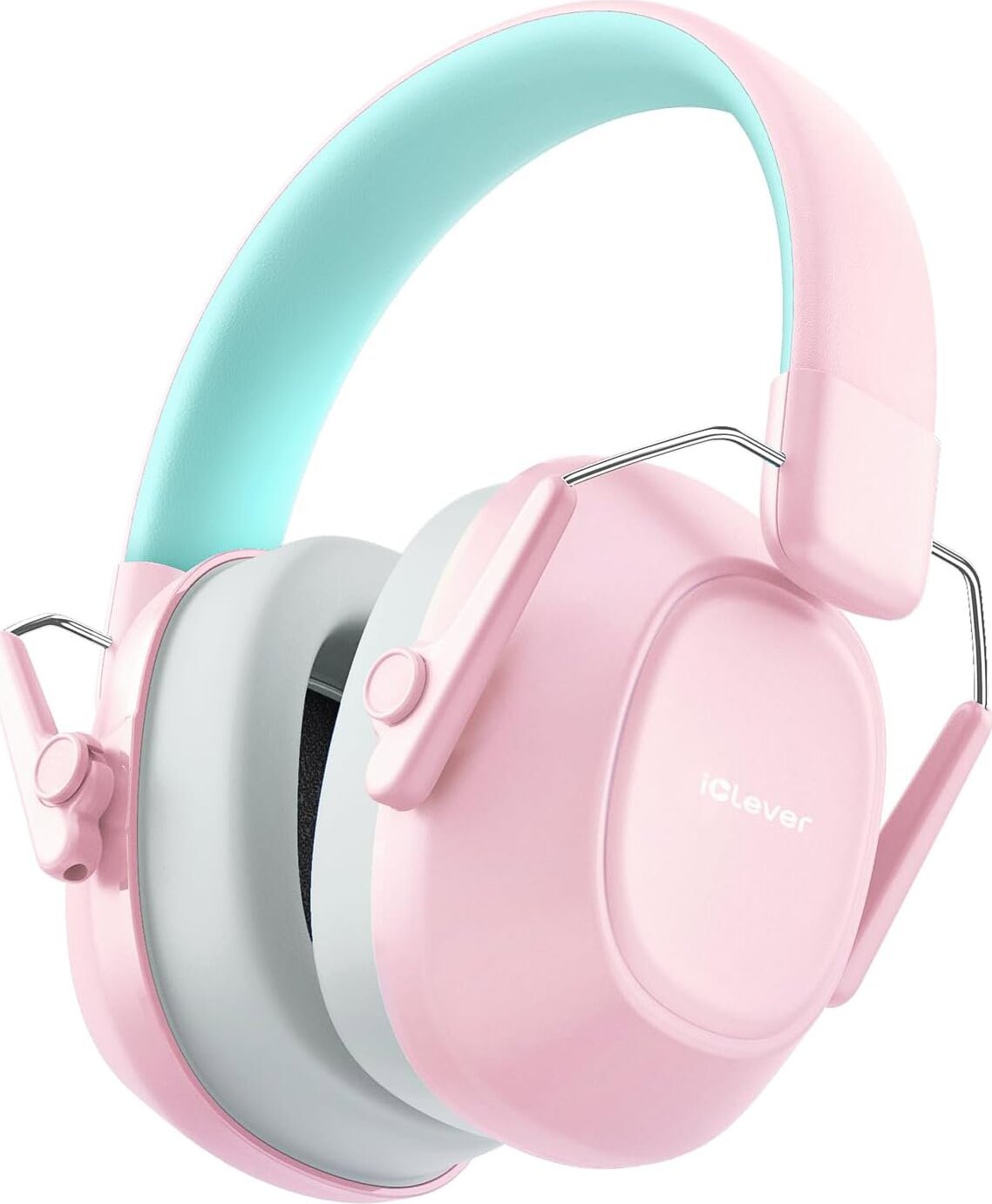 iClever Noise Cancelling Ear Muffs for Kids IC-EM01 Pink-Green