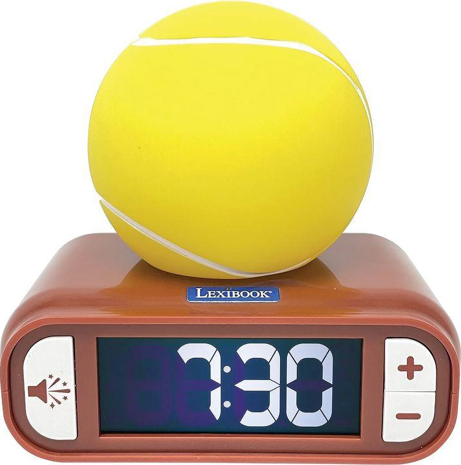 Tenis: Tenisová loptička – budík s nočným 3D svetlom