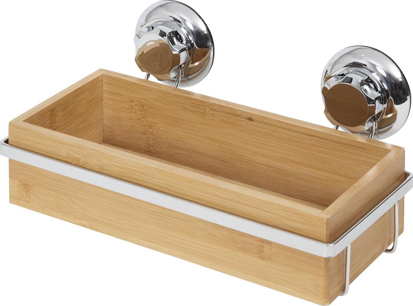 COMPACTOR Bambusová polička, bez vŕtania, nosnosť 12 kg