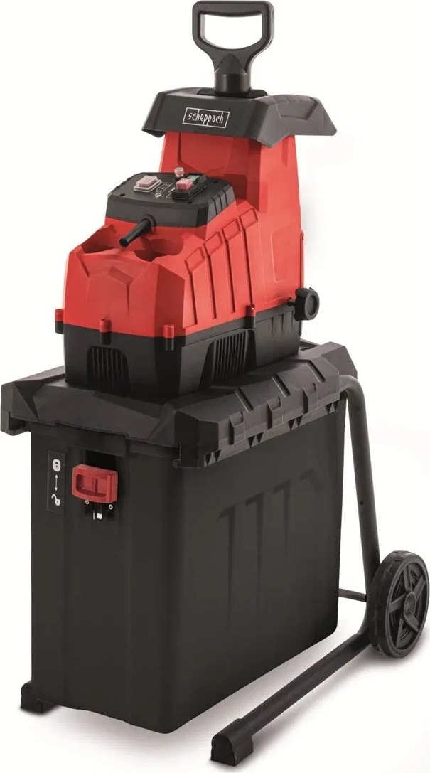 SCHEPPACH Elektrický valcový drvič konárov 2 800 W s boxom na štiepku GS 70