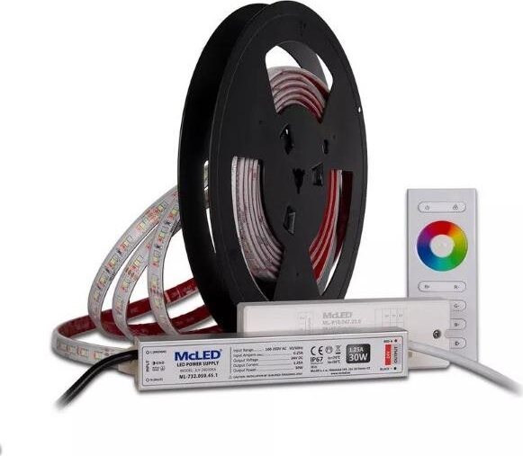 McLED – zostava LED pásky do sauny farebná RGB 5 m