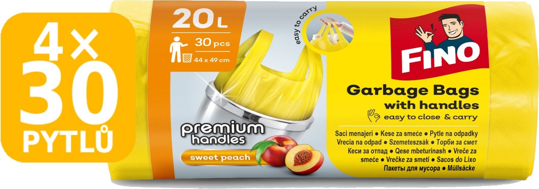 FINO Premium Handles Aromatic 20 l, 4× 30 ks