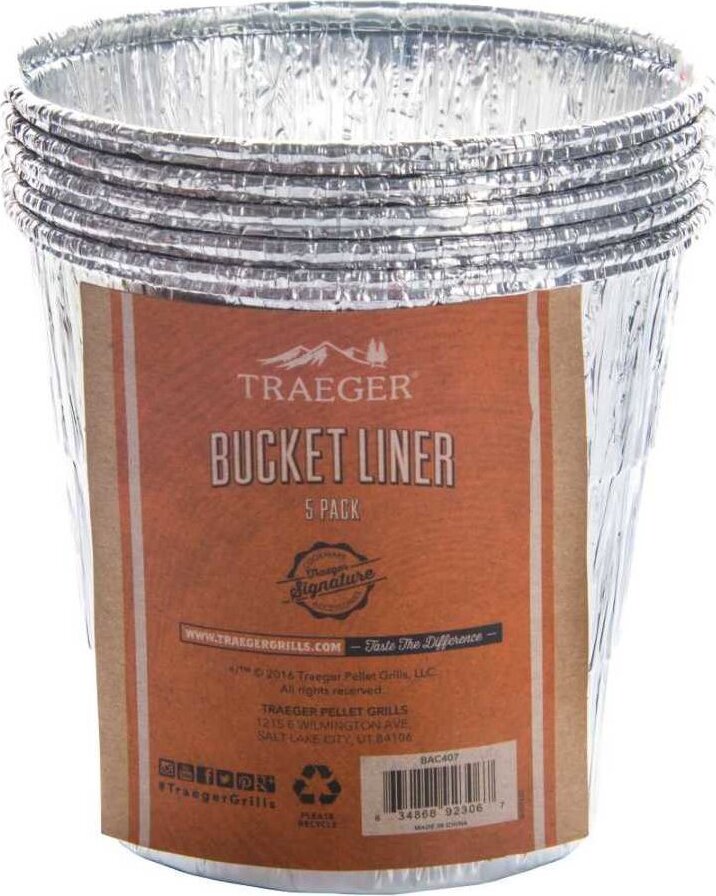 TRAEGER Hliníková vložka do odkvapového vedra, na gril PRO22, PRO575, PRO780, IRONWOOD650 a IRONWO