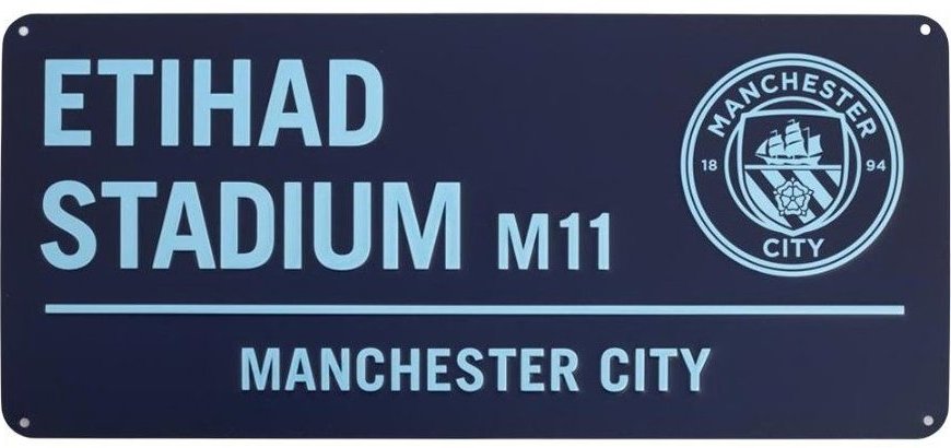 FC Manchester City: Etihad Stadium – Ceduľa