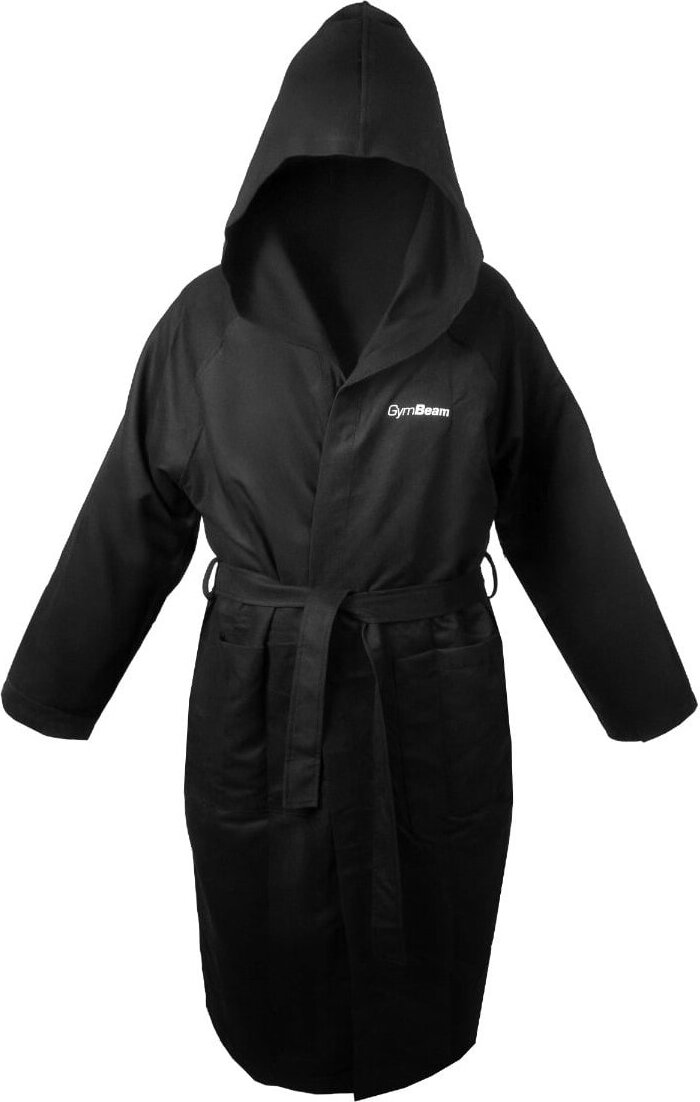 GymBeam Rýchloschnúci župan Quick-Dry Black M