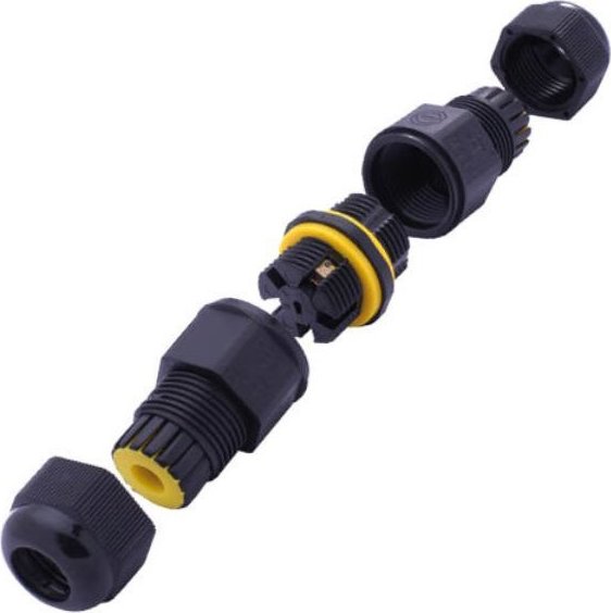 Garsaco Vodotesná káblová spojka dvoch 5-žilových vodičov 0,5 – 2,5 mm, IP68, celkom 5 – 9/9 – 12 mm