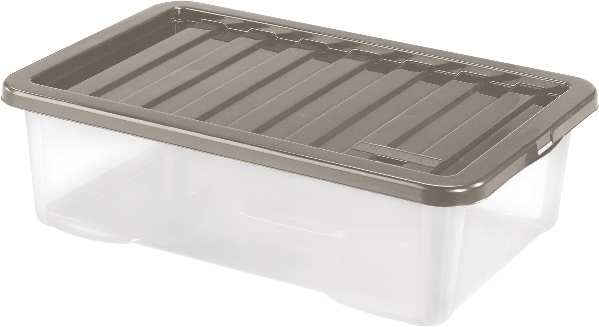 HEIDRUN box úložný s vekom 30 l, Quasar, plast, 60 × 40 × 18 cm