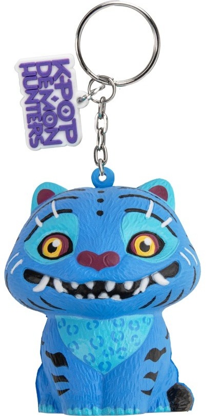 KPop Demon Hunters – Derpy Tiger Squishy – kľúčenka