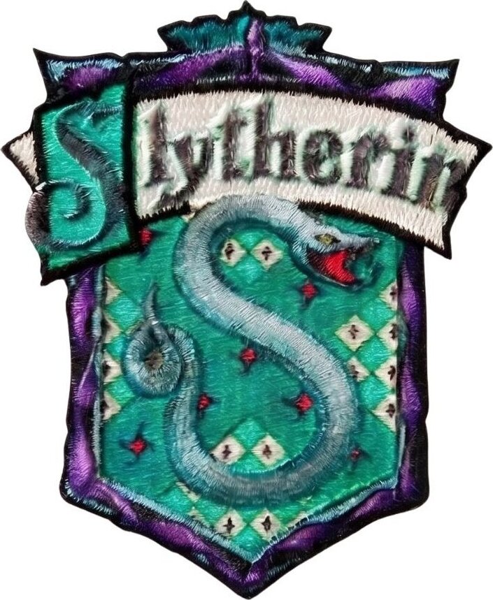 Harry Potter© Zmijozel - nažehlovací záplata 6,3 × 8 cm