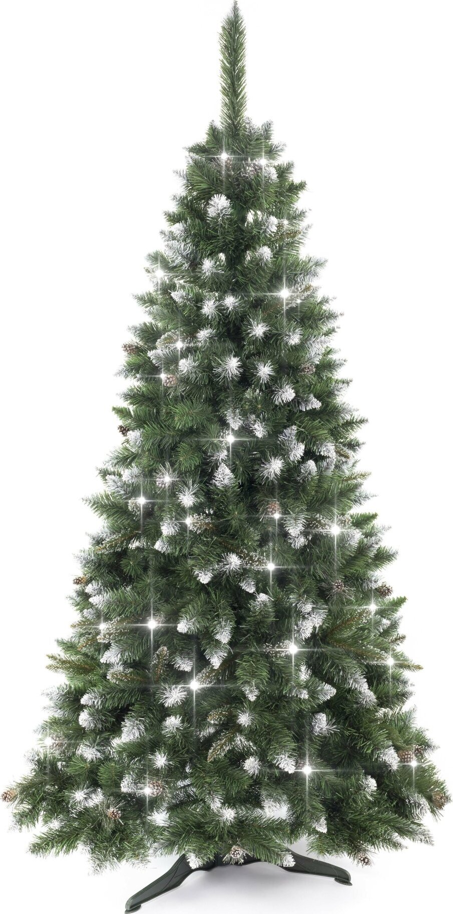 Aga Vianočný stromček Borovica 150 cm Crystal strieborná