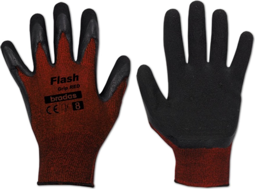 BRADAS Rukavice pracovné Flash Grip veľ. 6
