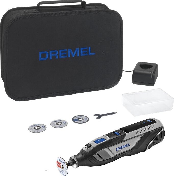 DREMEL AKU 8250, 5 ks príslušenstva F.013.825.0JA, 1× 2 Ah