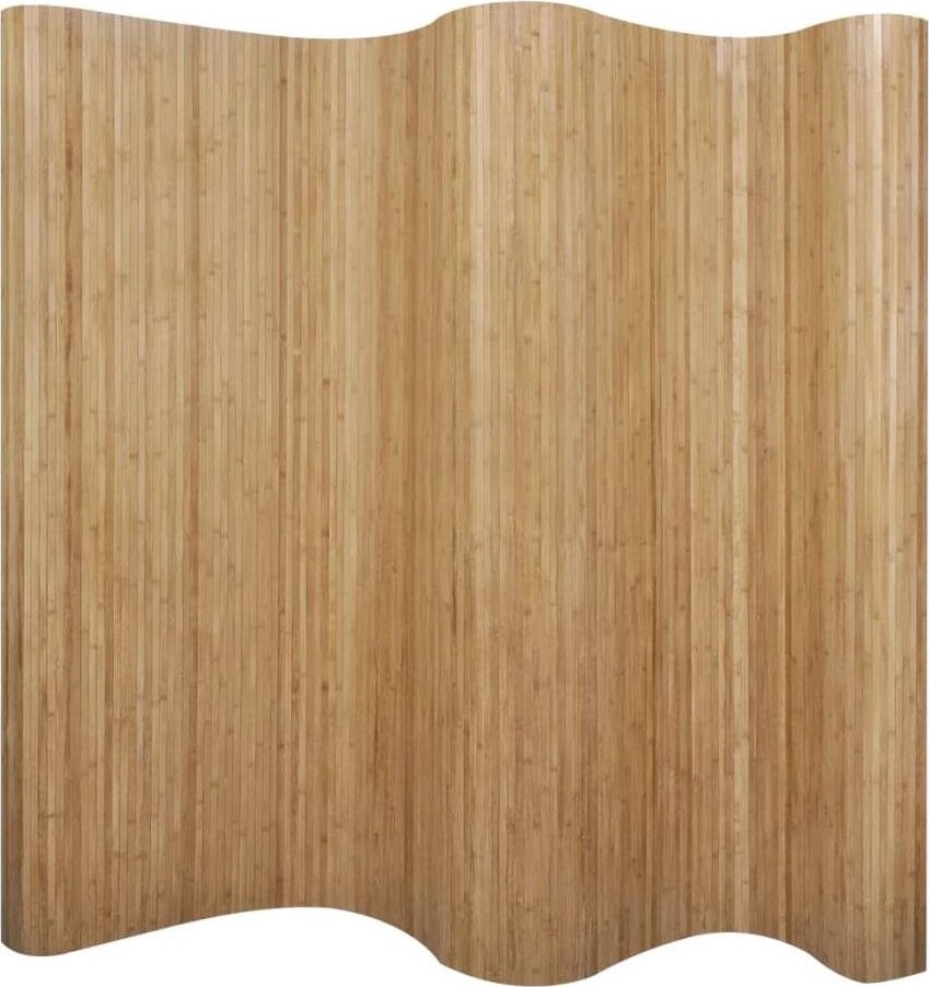 Paraván bambusový, prírodný odtieň 250 × 165 cm