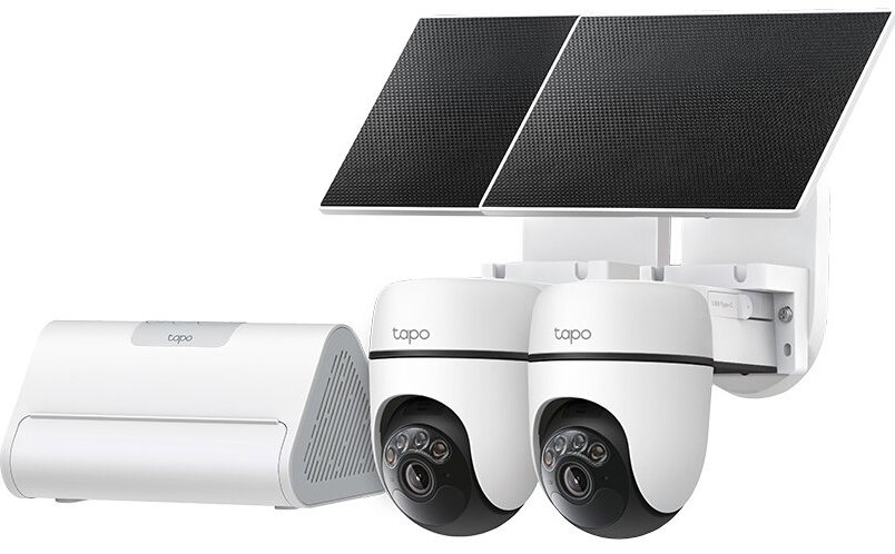 TP-Link Tapo HB112, Solar Cam 2K Pan/Tilt (2-Cam Kit)