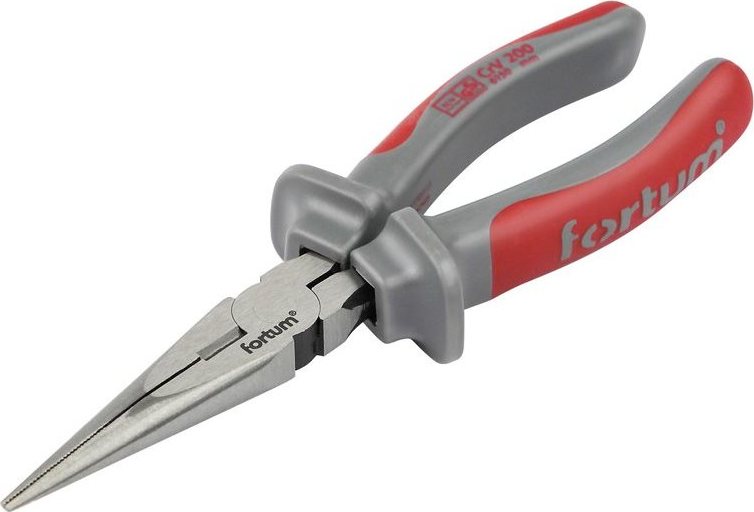 FORTUM kliešte polokrúhle priame, 160 mm, 61CrV5 , 4770311