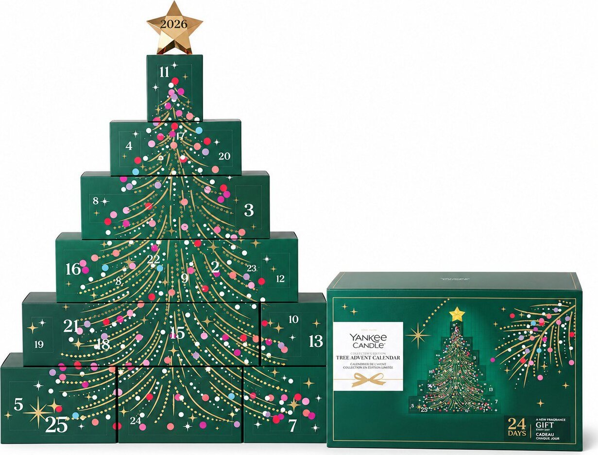 YANKEE CANDLE Adventný kalendár strom 824,2 g