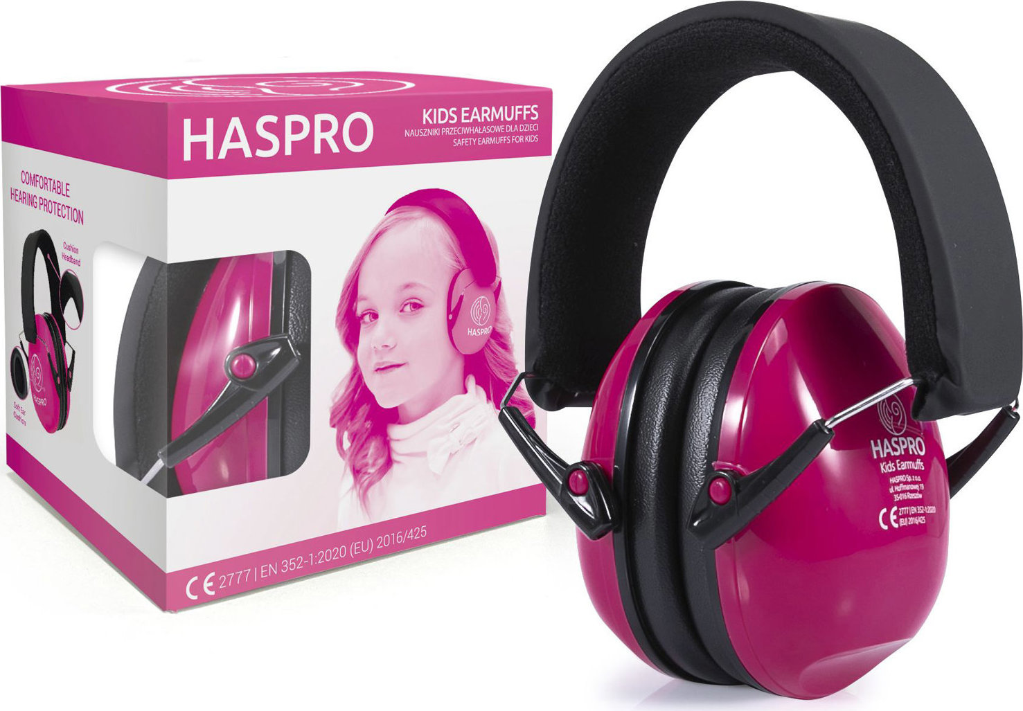Haspro Hearing Protection Kids ružové
