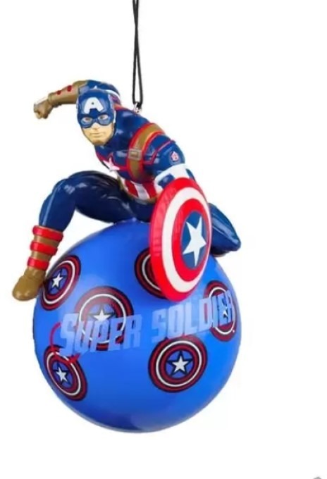 Marvel vianočná ozdoba Captain Amerika
