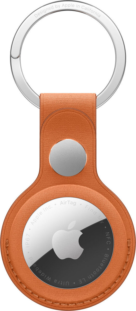 Apple Kľúčenka z tkaniny FineWoven na AirTag líškovo oranžová