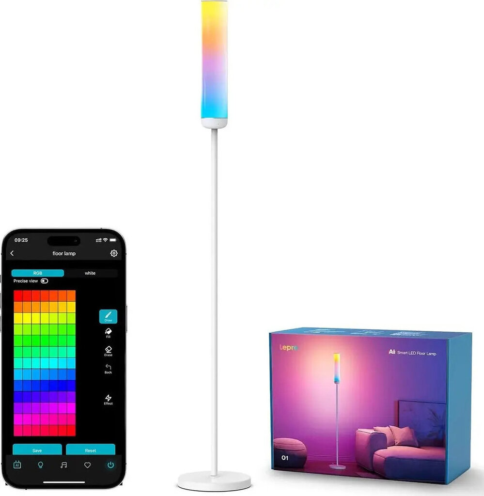 Lepro O1 AI Smart Stojacia lampa RGBCCT, WiFi a Bluetooth