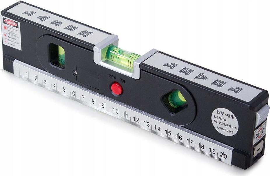 Verk LevelPro3 LV-04 Vodováha s laserom 1.4 m čierna